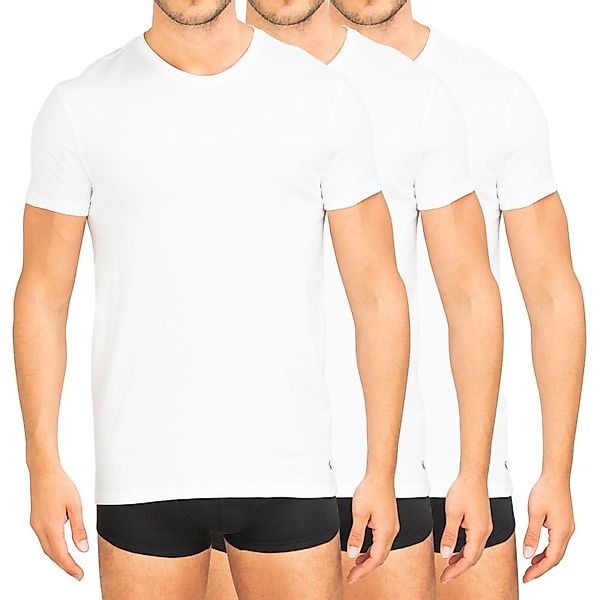 Calvin Klein Underwear T-Shirt "S/S CREW NECK 3PK", 3 Stk. mit Logostickere günstig online kaufen