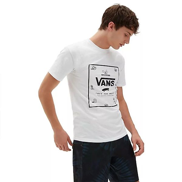 Vans Classic Print Box Kurzärmeliges T-shirt L White / Beach Ditsy günstig online kaufen