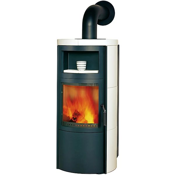 Hark Kaminofen Vito WW GT ECOplus 14,2 KW Ofenkacheln Cremeweiß günstig online kaufen