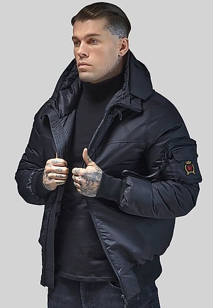 Siksilk Bomberjacke SikSilk Herren Schwarze Bomberjacke günstig online kaufen