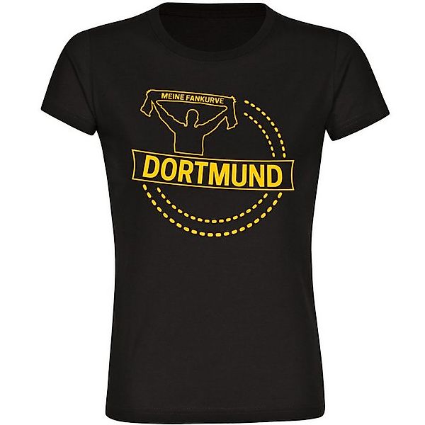 multifanshop T-Shirt Damen Dortmund - Meine Fankurve - Frauen günstig online kaufen