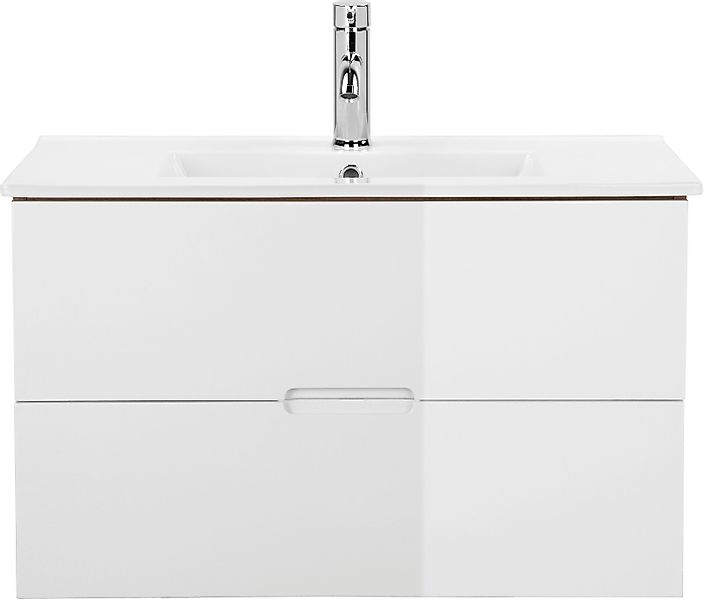 welltime Waschtisch "Lund Badezimmerschrank Unterschrank mit Becken", Wasch günstig online kaufen