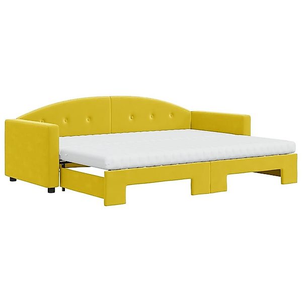 vidaXL Bett Tagesbett Ausziehbar mit Matratzen günstig online kaufen