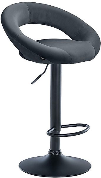 CLP Barhocker Olinda, Samt, höhenverstellbar und drehbar günstig online kaufen