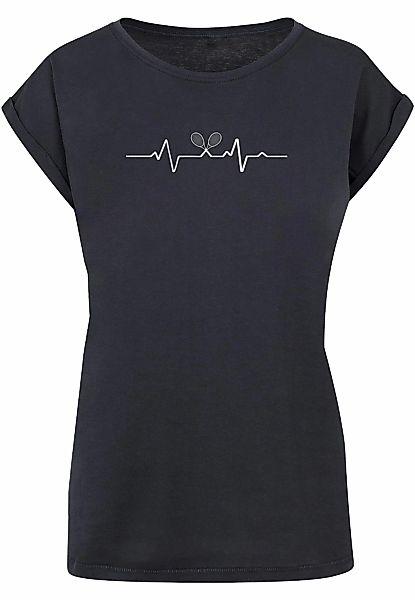 Merchcode T-Shirt "Merchcode Damen Ladies Tennis Beats Extended Shoulder Te günstig online kaufen
