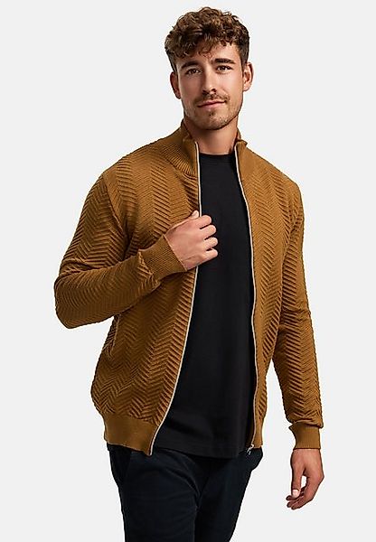 Kronstadt Sweatjacke KSCarlo Zip Fein-Strickjacke mit Stehkragen günstig online kaufen