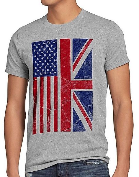 style3 T-Shirt USA Amerika Union Jack Flagge Flag Stars Stripes brexit Engl günstig online kaufen