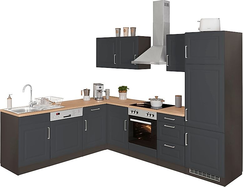 HELD MÖBEL Winkelküche "Stockholm", Stellbreite 220/280 cm, mit hochwertige günstig online kaufen