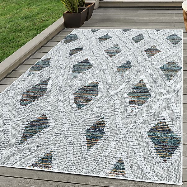 SIMPEX24 Outdoorteppich Boho Design, Läufer, Höhe: günstig online kaufen