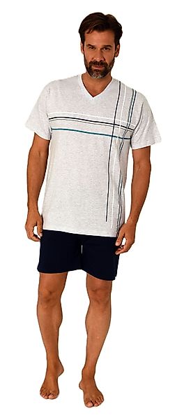 Normann Pyjama Herren Shorty Schlafanzug kurzarm günstig online kaufen