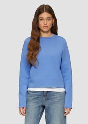 QS Sweatshirt Sweatshirt Verkürztes Sweatshirt aus günstig online kaufen
