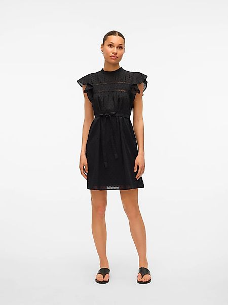 Vero Moda Minikleid "VMTRINE SL SHORT LACE DRESS WVN GA NOOS", Sommerkleid günstig online kaufen