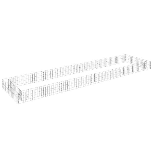 vidaXL Gabionen-Hochbeet Stahl 400x100x20 cm 1016427 günstig online kaufen