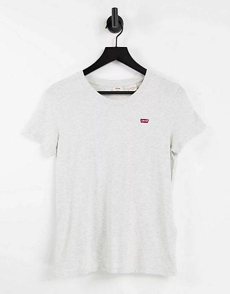 Levi's – The Perfect Tee – T-Shirt in Orbit Heather Gray-Grau günstig online kaufen