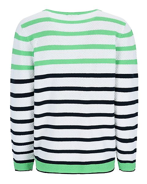Hajo Rundhalspullover Pullover Strukturmasche günstig online kaufen