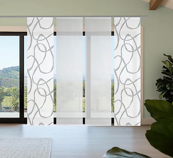 Vision S Schiebegardine »OPHELIA« Paneelwagen 4 Stk. tlg. Schiebevorhang,Ba günstig online kaufen