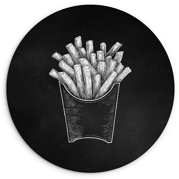 MuchoWow Gemälde Pommes frites - Weiße günstig online kaufen