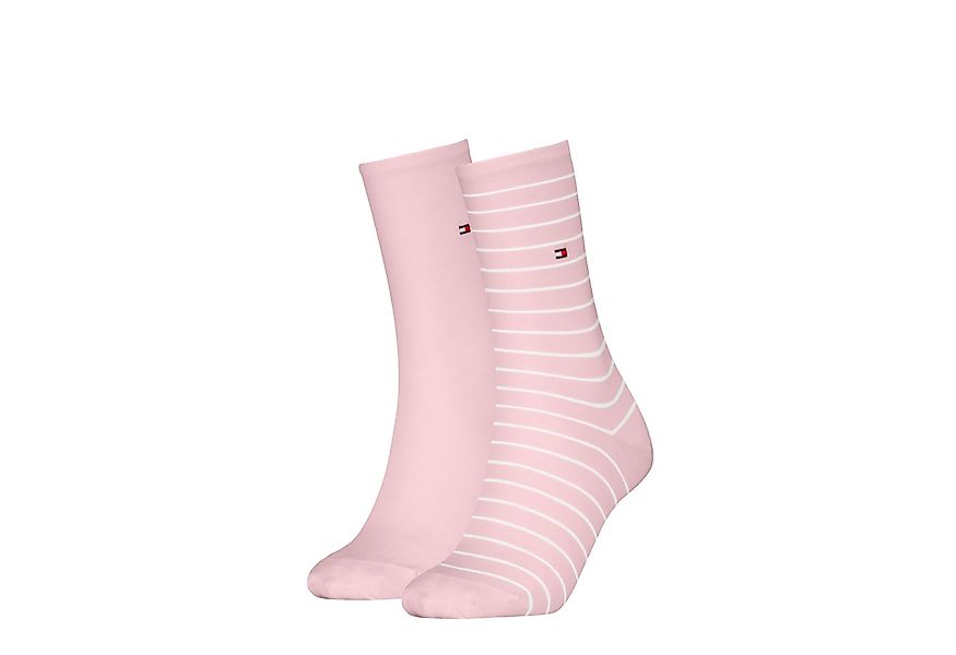 Tommy Hilfiger Socken TH WOMEN SOCK 2P SMALL STRIPE (2-Paar, 2 Paar) mit sc günstig online kaufen