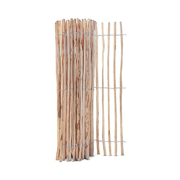 Stiltreu Staketenzaun Haselnuss 500 cm x 150 cm Lattenabstand 3-5 cm günstig online kaufen