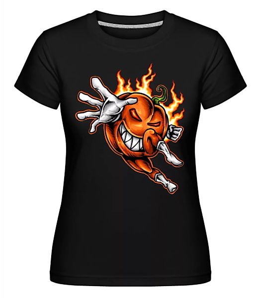Brennender Kürbis · Shirtinator Frauen T-Shirt günstig online kaufen
