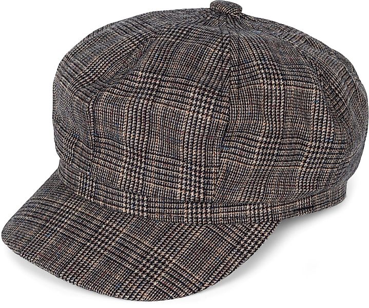 styleBREAKER Ballonmütze Bakerboy Schiebermütze Glencheck Karo günstig online kaufen