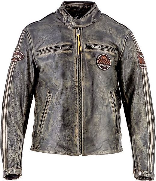 Helstons Motorradjacke Ace 10Ans Motorrad Lederjacke herausnehmbares Innenf günstig online kaufen