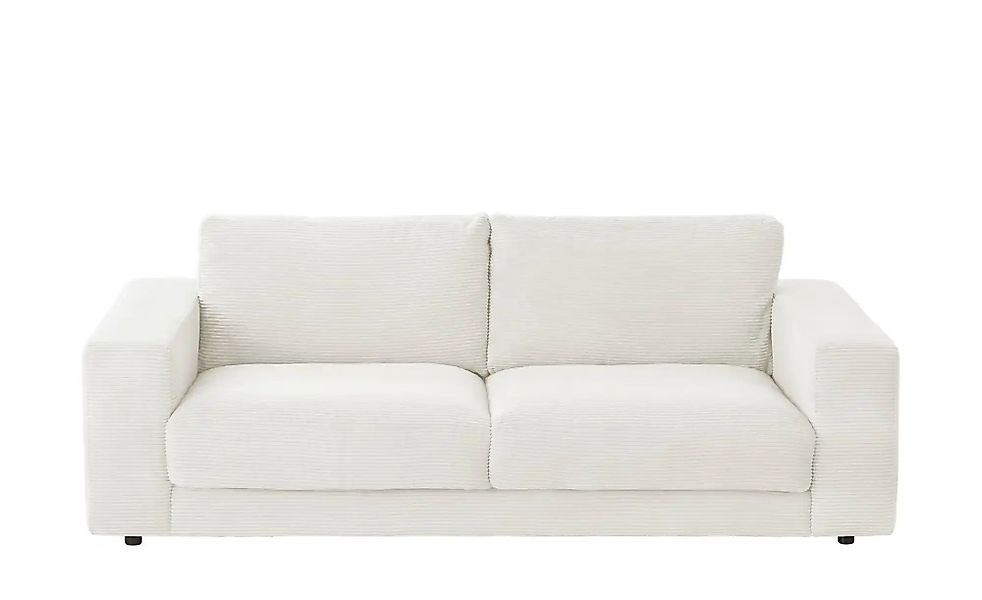 Jette Home Cordsofa  Sila ¦ weiß ¦ Maße (cm): B: 230 H: 85 T: 127.0 Polster günstig online kaufen