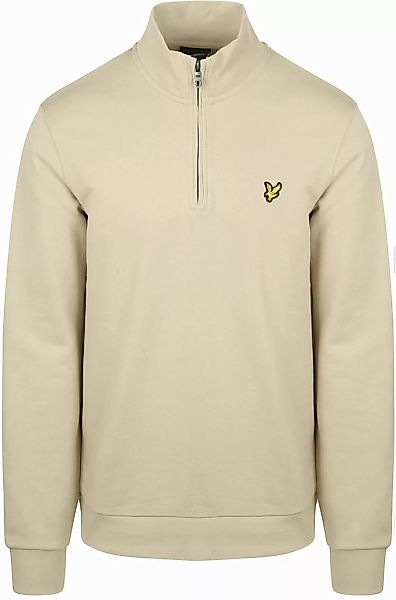 Lyle & Scott Sweat Half Zip Pull Greige - Größe XXL günstig online kaufen