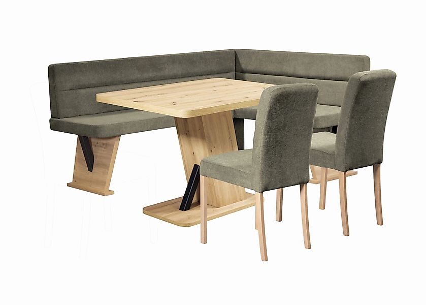 Home affaire Eckbankgruppe "Laros Sitzgruppe, Eckbank, Stühle, Tisch", (Set günstig online kaufen
