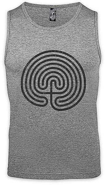 Urban Backwoods Tanktop Cretan Maze Ärmelloses T-Shirt Labyrinth Esoterik M günstig online kaufen