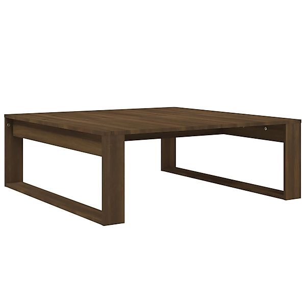 vidaXL Couchtisch Braun Eichen-Optik 100x100x35 cm Holzwerkstoff 816001 günstig online kaufen