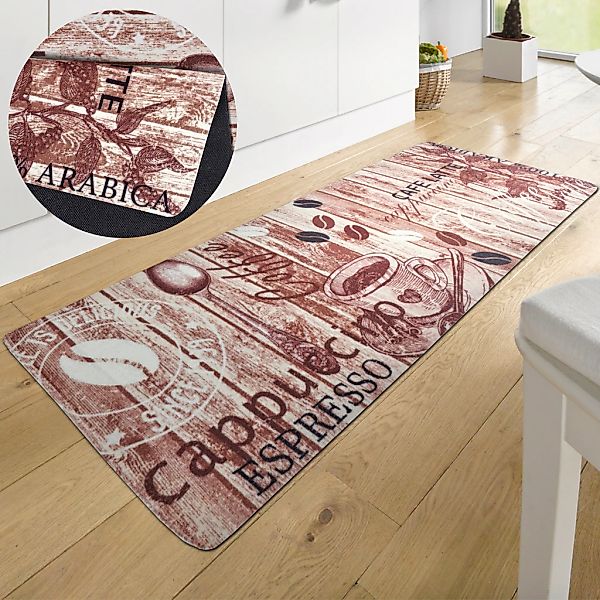 HANSE Home Küchenläufer "Delicious Coffee" rechteckig 8 mm Höhe Läufer, Rut günstig online kaufen