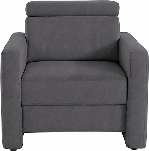 sit&more Sessel »Bologna«, mit Federkern, inklusive Kopfteilverstellung günstig online kaufen