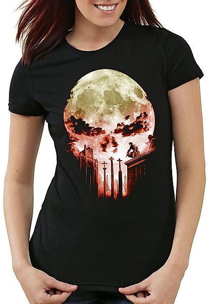 style3 T-Shirt Blinder Rächer dare teufel comic vollmond totenkopf daredevi günstig online kaufen