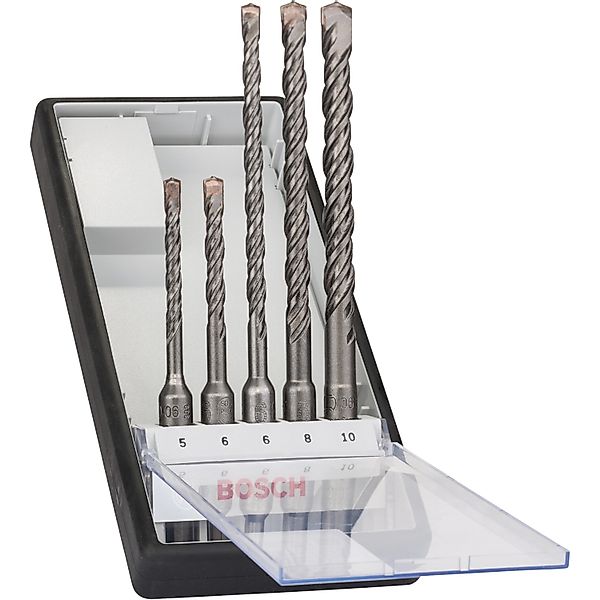 BOSCH Spiralbohrer Hammerbohrer-Set SDS plus-5 Robust günstig online kaufen