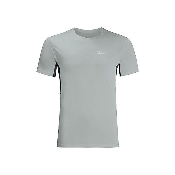 Jack Wolfskin Rundhalsshirt Rundhals T-Shirt ’für Herren in grau’ (1-tlg., günstig online kaufen
