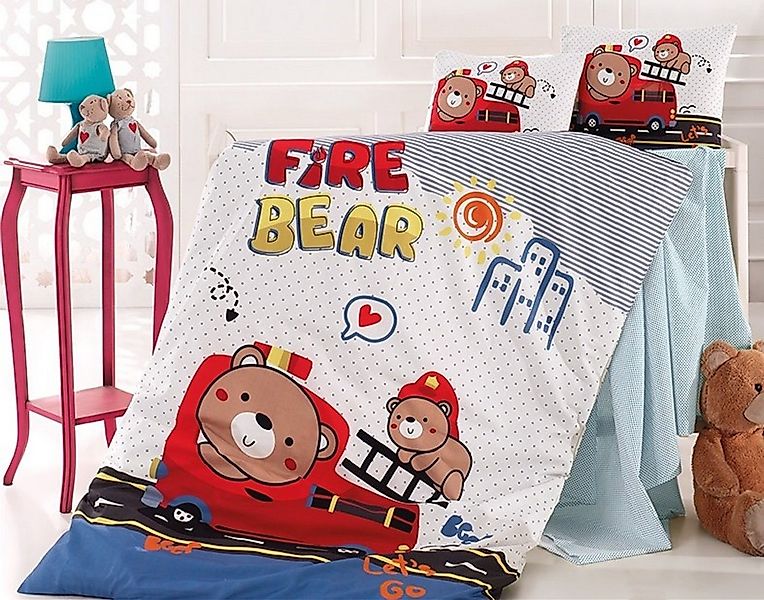 KK Shopping Babybettwäsche Feuerwehr Baby Bettwäsche Wendebettwäsche Fire B günstig online kaufen