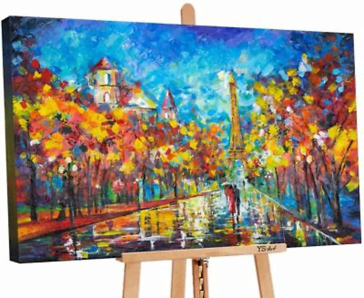 YS-Art™ "Gemälde YS-Art Handgemaltes Acryl Gemälde, Landschaftsbild, Bunte günstig online kaufen