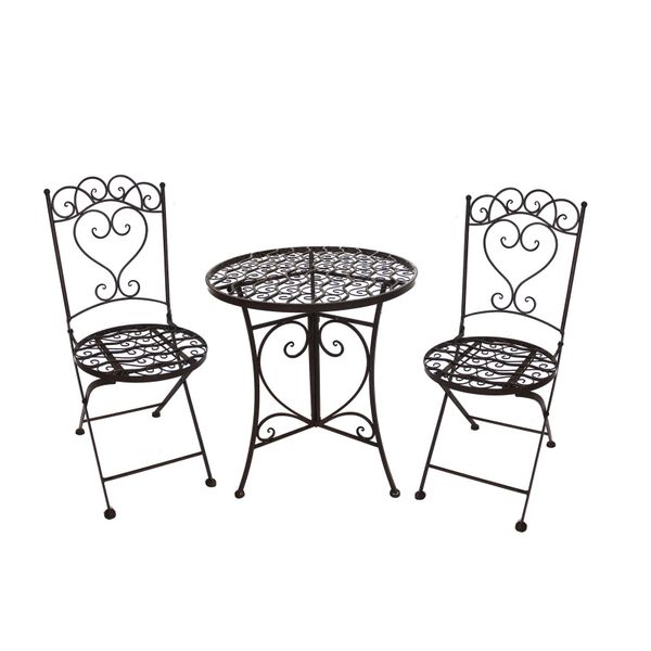 HTI-Line Balkonset Tischgruppe Curly, (Set, 3-tlg., günstig online kaufen