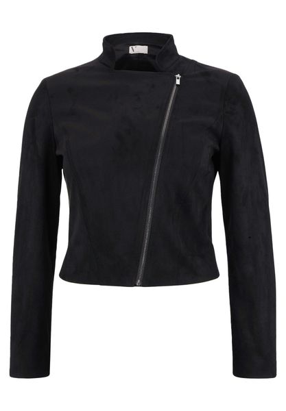 Vera Mont Jackenblazer "Damen Bikerjacke mit Reißverschluss" Reißverschluss günstig online kaufen