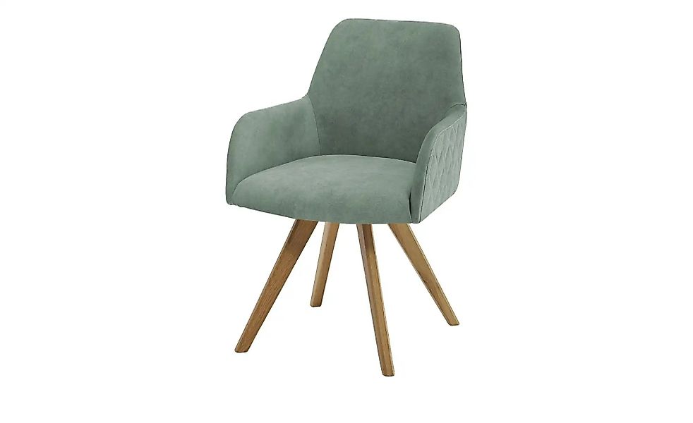 Dine + Mine Esszimmerstuhl  Bristol 2 ¦ grün ¦ Maße (cm): B: 61 H: 88 T: 66 günstig online kaufen