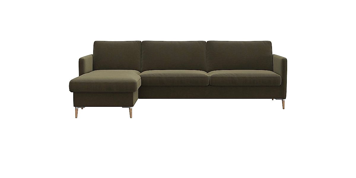 FLEXLUX Ecksofa »Fiore, super Sitzkomfort durch Kaltschaum im Sitz, L-Form« günstig online kaufen