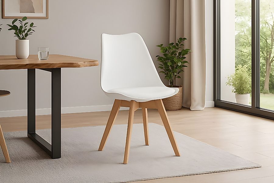SAM® Schalenstuhl Lovely, Sitzpolster aus Kunstleder, günstig online kaufen