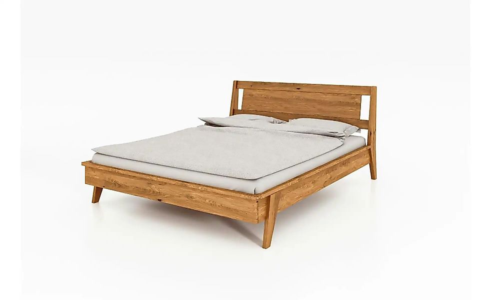 Massivholzbett mit KT   ¦ holzfarben ¦ Maße (cm): B: 189 H: 92 Betten > Bet günstig online kaufen