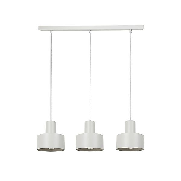 Hängeleuchte Rif 3, taupe, 3-flammig, linear, Stahl günstig online kaufen