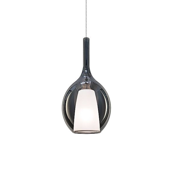 Ideal Lux Pendellampe Kalique 2, rauchgrau, Ø 18 cm günstig online kaufen
