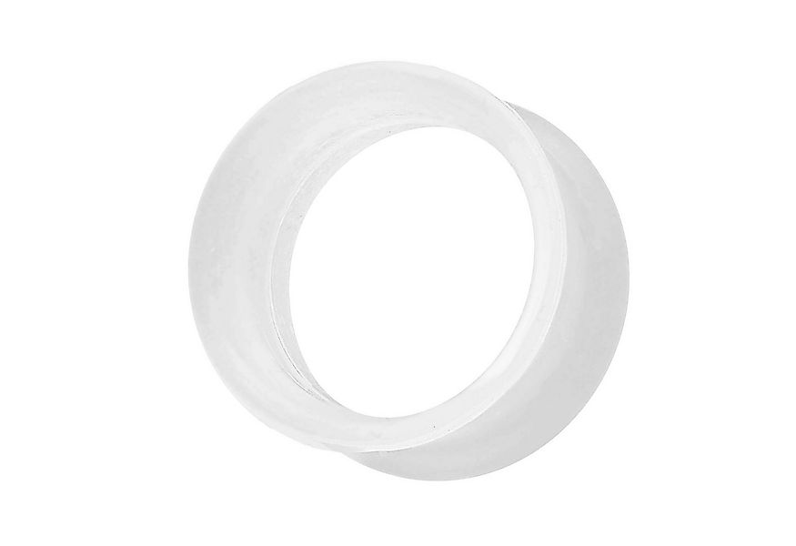 Taffstyle Plug Silkon Flesh Tunnel dünner Rand Glow in the Dark 5mm, Ohrpie günstig online kaufen