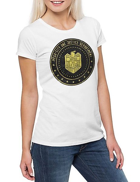 Urban Backwoods Print-Shirt Mega City One Justice Dept Logo II Damen T-Shir günstig online kaufen