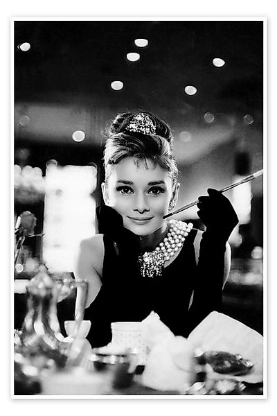 Posterlounge Wandbild Audrey Hepburn in Breakfast günstig online kaufen