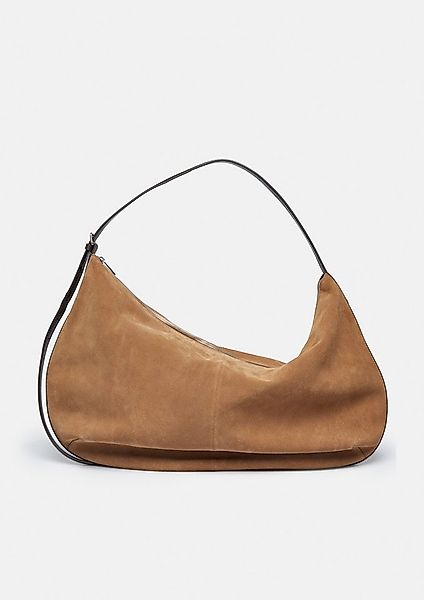 comma Handtasche Tasche, XXL Statement-Hobo-Bag aus weichem Veloursleder günstig online kaufen